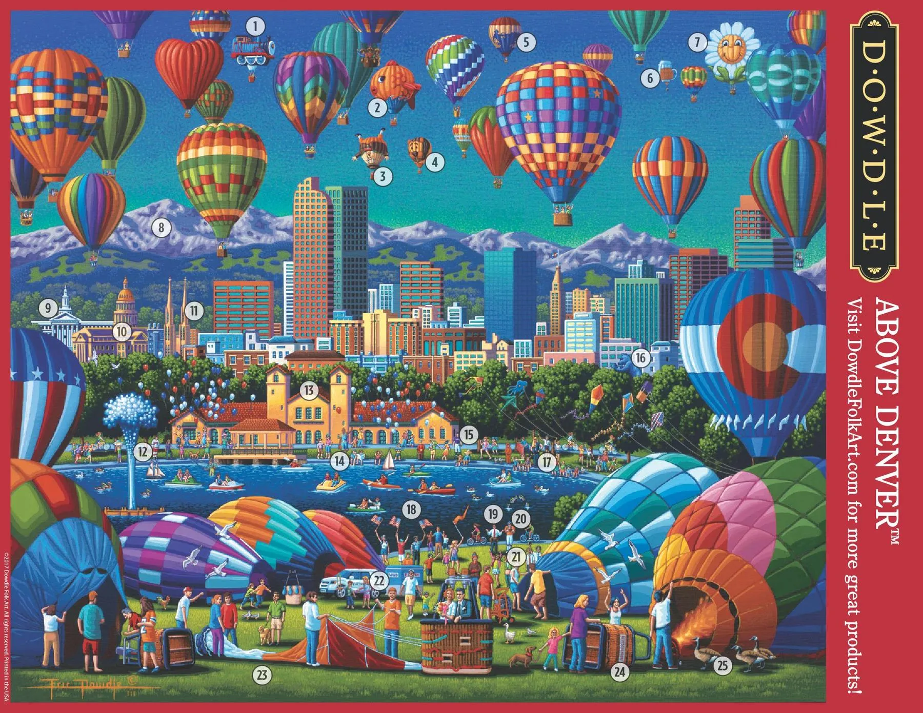 Above Denver 500 Piece Puzzle