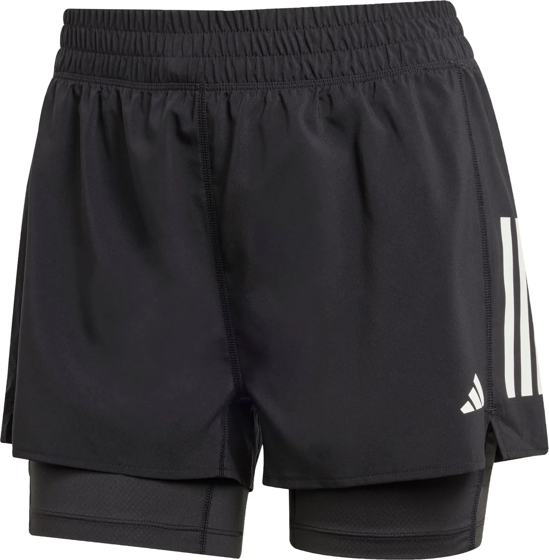adidas Own The Run ClimaCool 2 In 1 Womens Running Shorts - Black