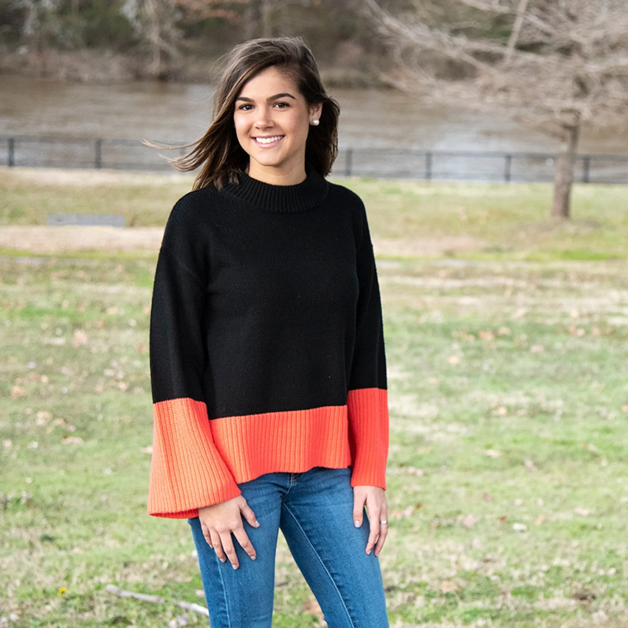 Color Block Sweater