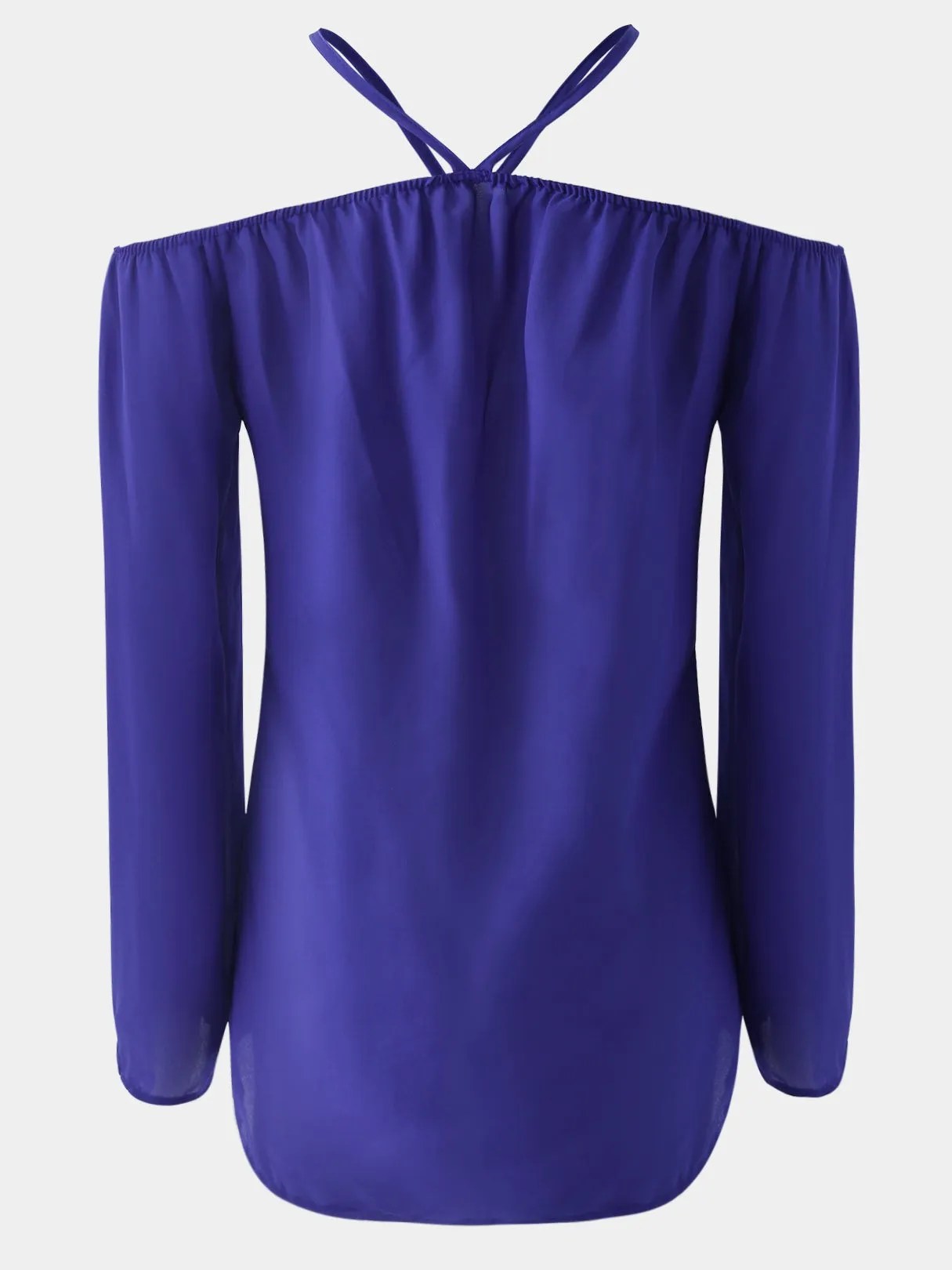 Custom Halter Spaghetti Strap Long Sleeve Blouses
