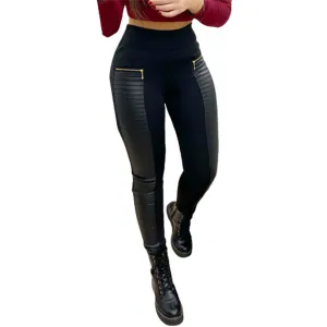 Funki Buys | Pants | Women Fashion PU Leather Pencil Pant