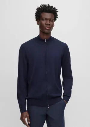 Gilet BOSS marine en laine