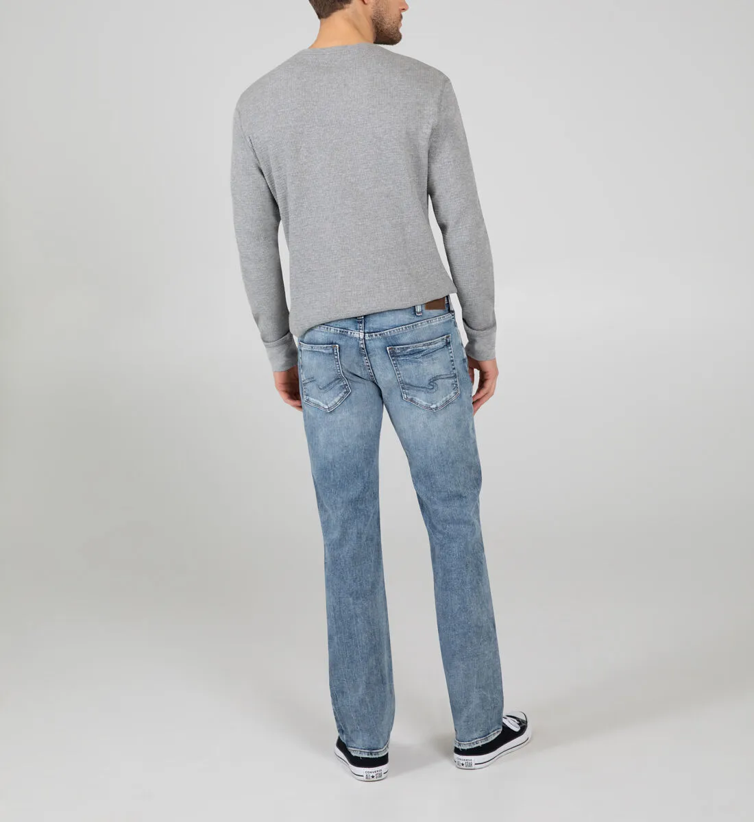 Jeans Silver   "Indigo" Allan Classic Fit Straight Leg Jeans