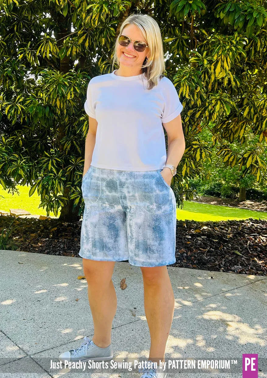 Just Peachy | Stretch Shorts Sewing Pattern