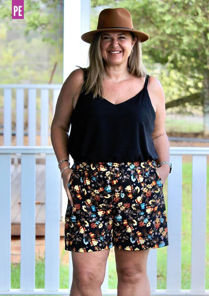Just Peachy | Stretch Shorts Sewing Pattern