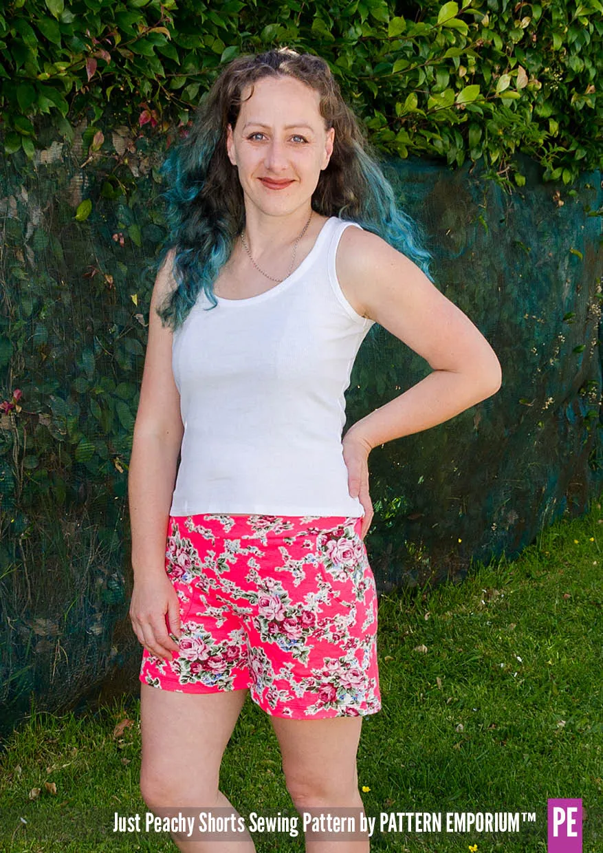 Just Peachy | Stretch Shorts Sewing Pattern