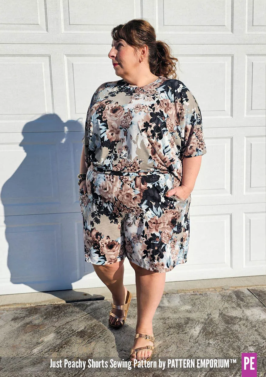 Just Peachy | Stretch Shorts Sewing Pattern
