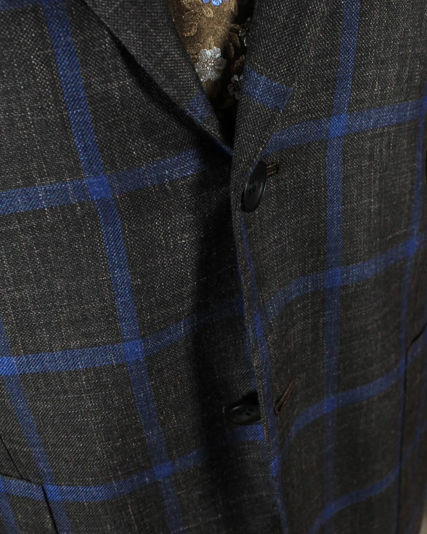Kiton Sport Coat Brown Windowpane Design EU 48/ US 38 R SALE