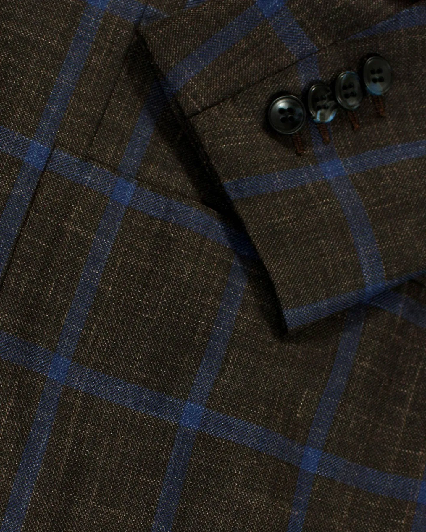 Kiton Sport Coat Brown Windowpane Design EU 48/ US 38 R SALE
