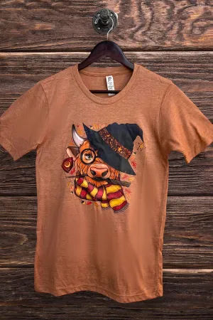 LBL DTF WIZ COW - HEATHER TAN