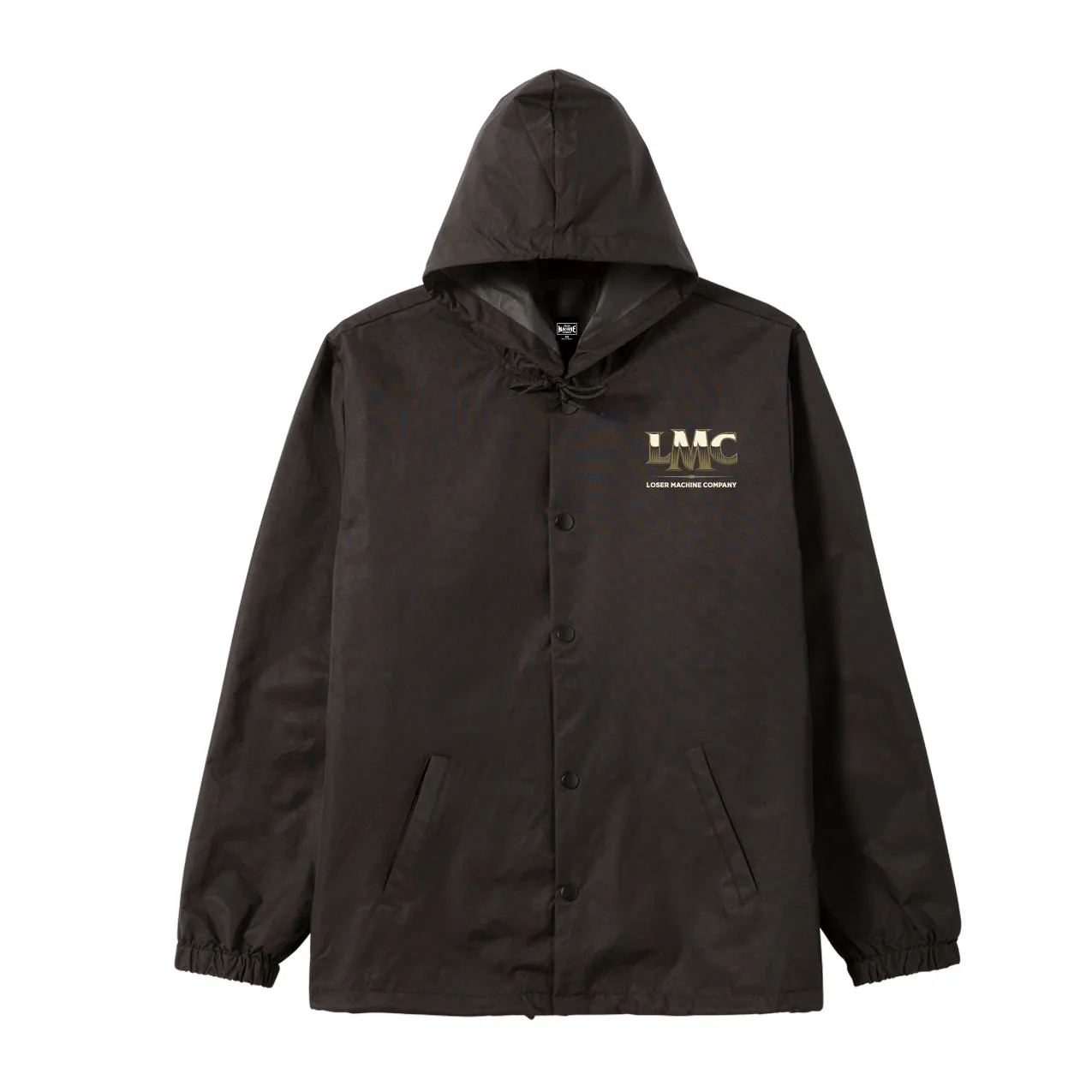 Loser Machine Men's Grandeur Coaches Jackets Black Jackets