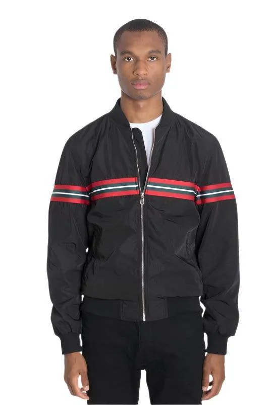 Luxury Woven Taped Bomber Jackets
