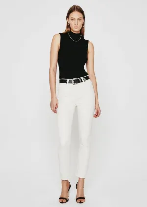 Mari Crop White Cream