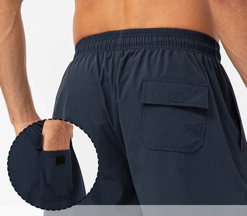 Men's Gym Shorts with Back Pockets for Workout