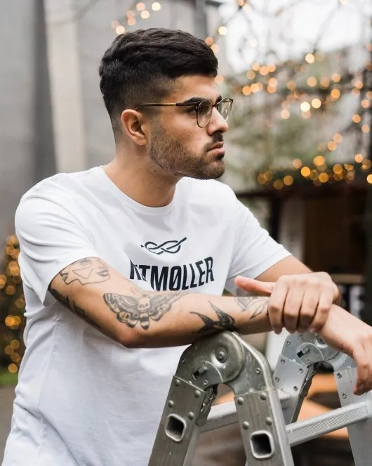 Mens logo tee - White