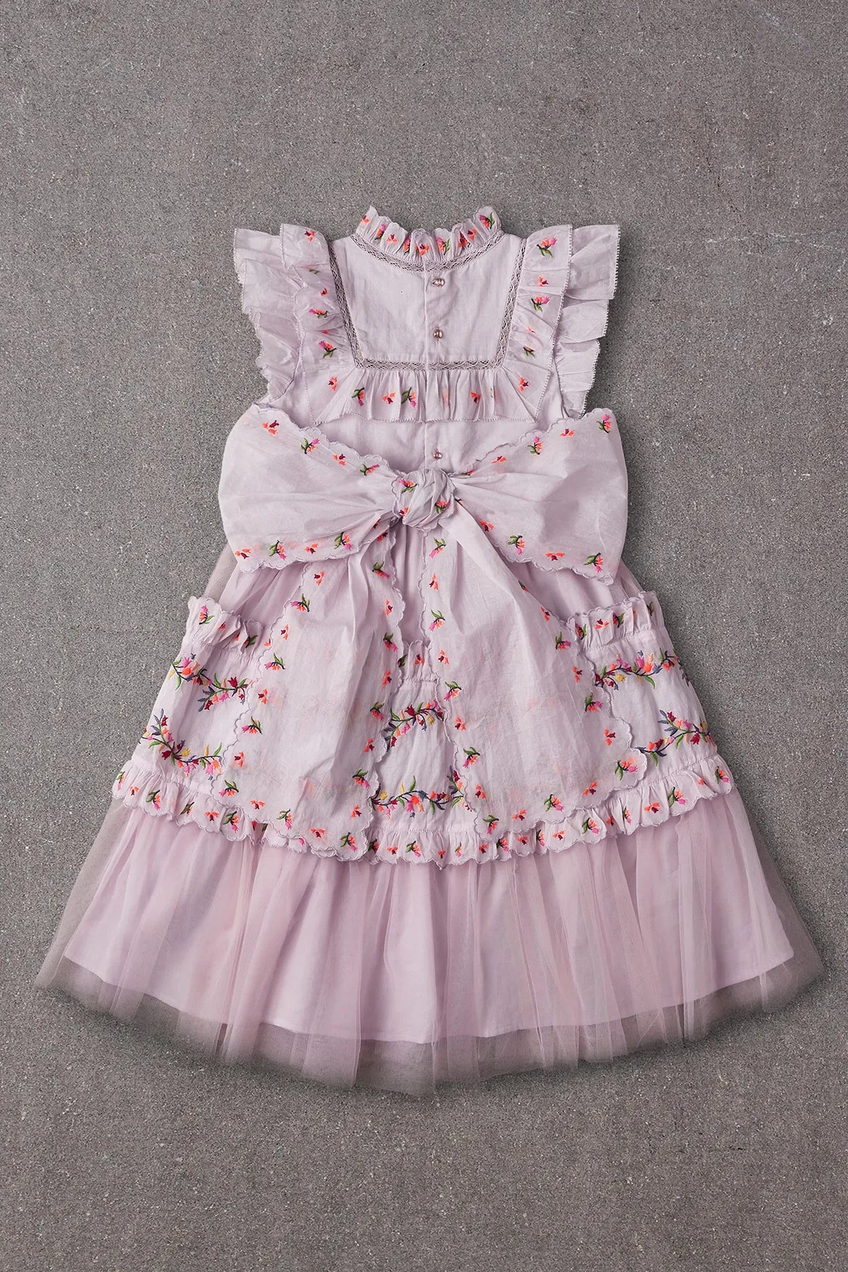 Nellystella Julianna Girls Dress - Thistle