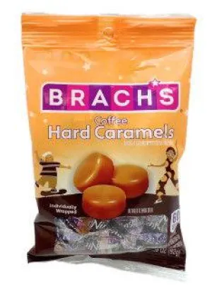 Nips Caramel Hard Candy Peg Bags