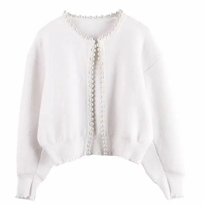 Pearls Black Sweaters