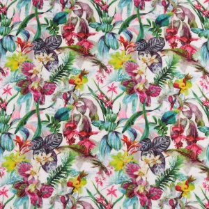 Printed Gauze - PANSY 006 - Red