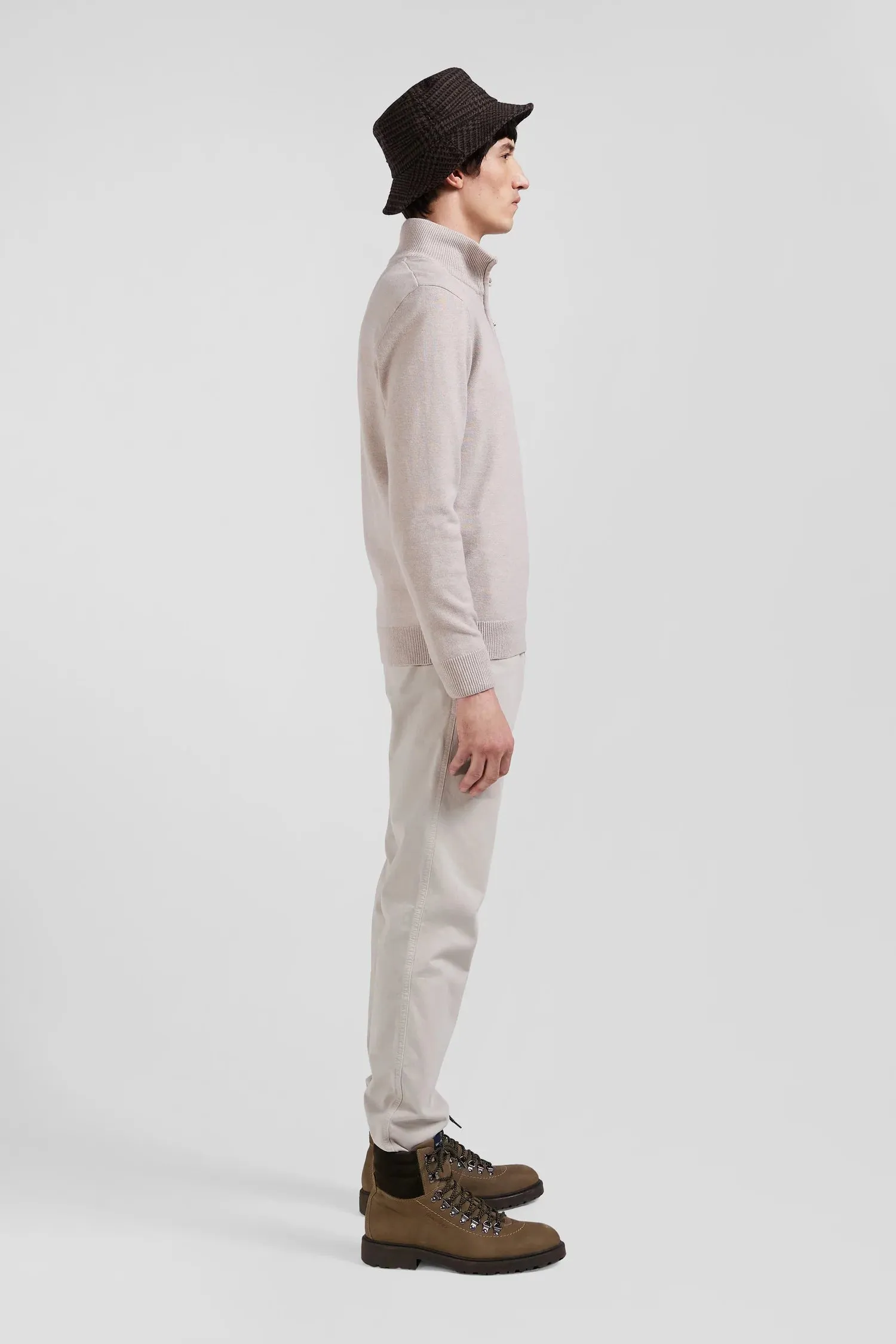 Pull camionneur Eden Park beige