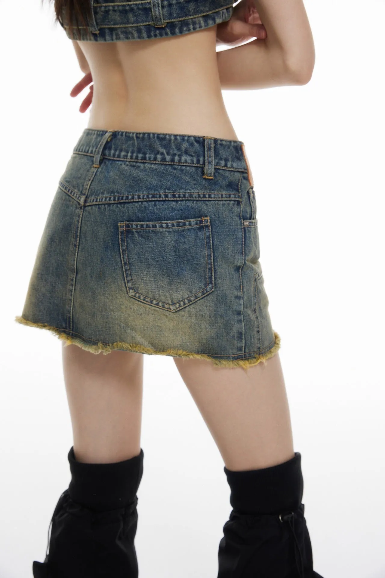 Retro Wash Denim Dress