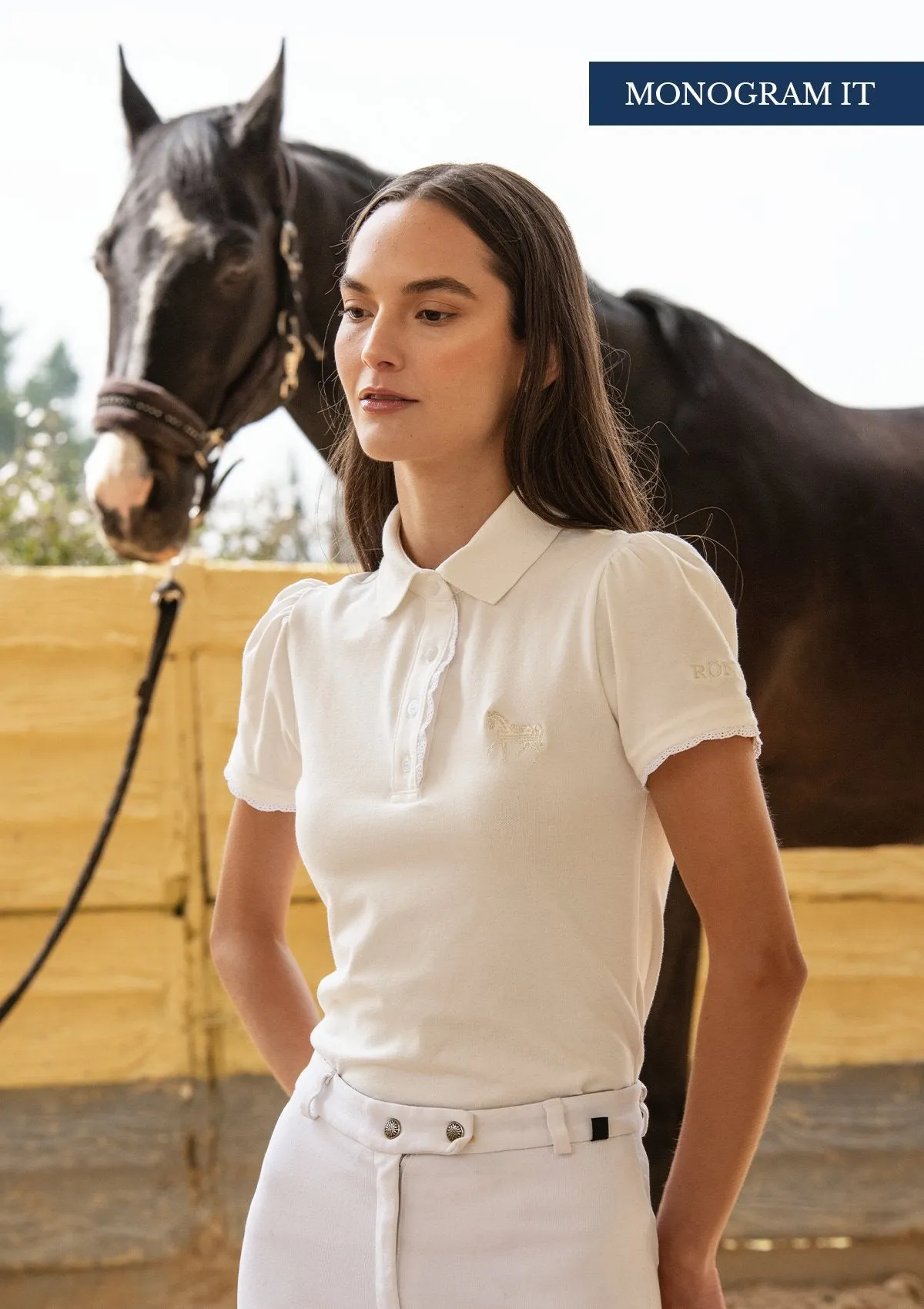 Rönner Nova Cotton Polo-Shirt Short Sleeve | White