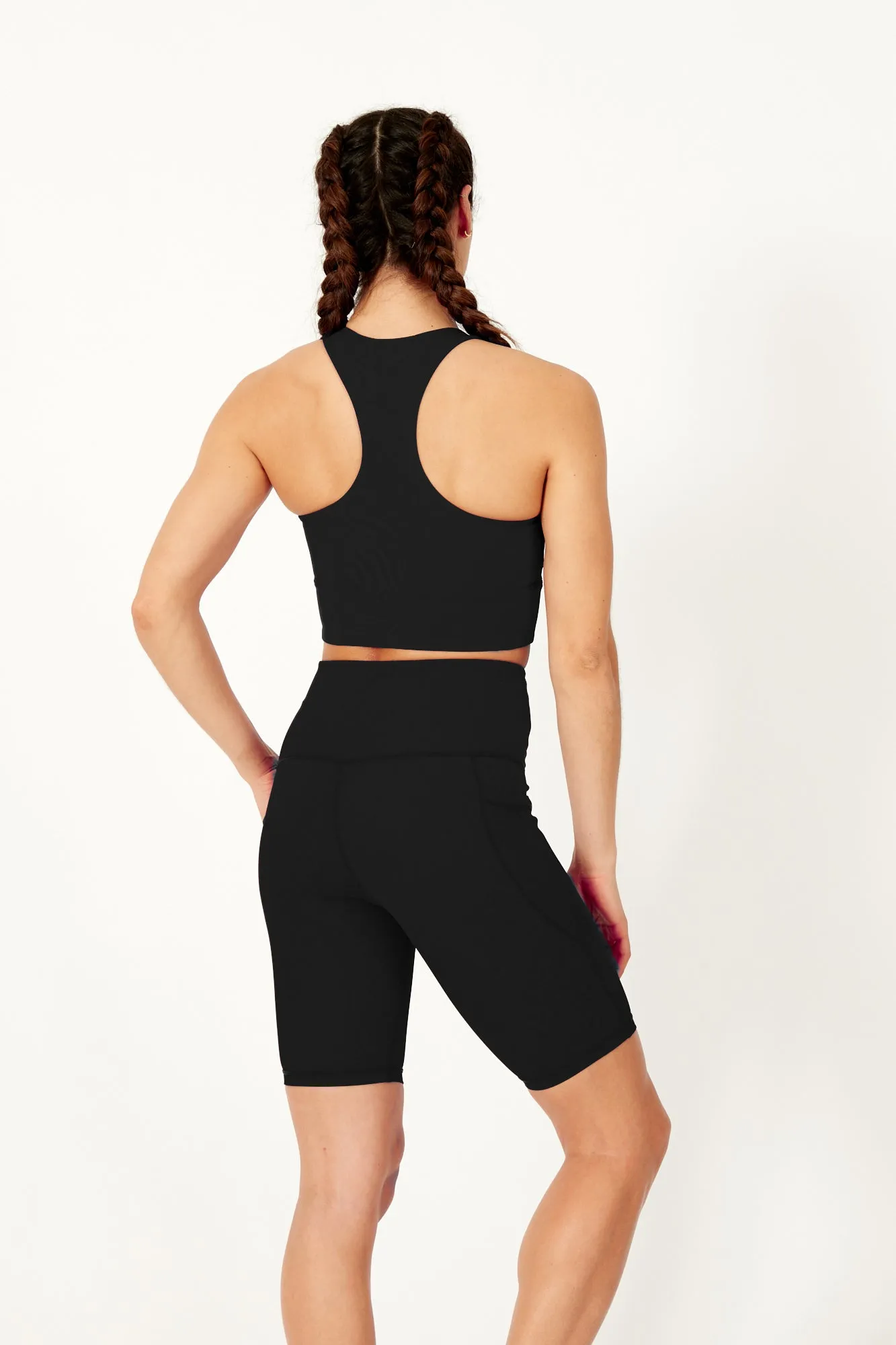 Sculpting High Waisted Cycling Short Black