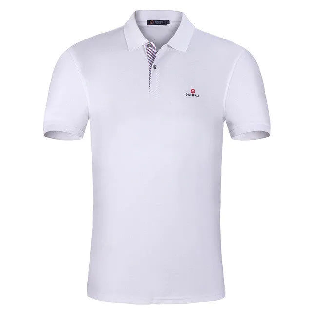Solid Polo Shirt Men