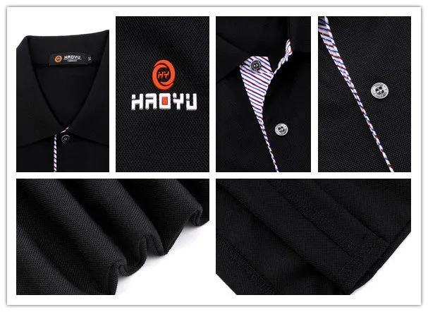 Solid Polo Shirt Men