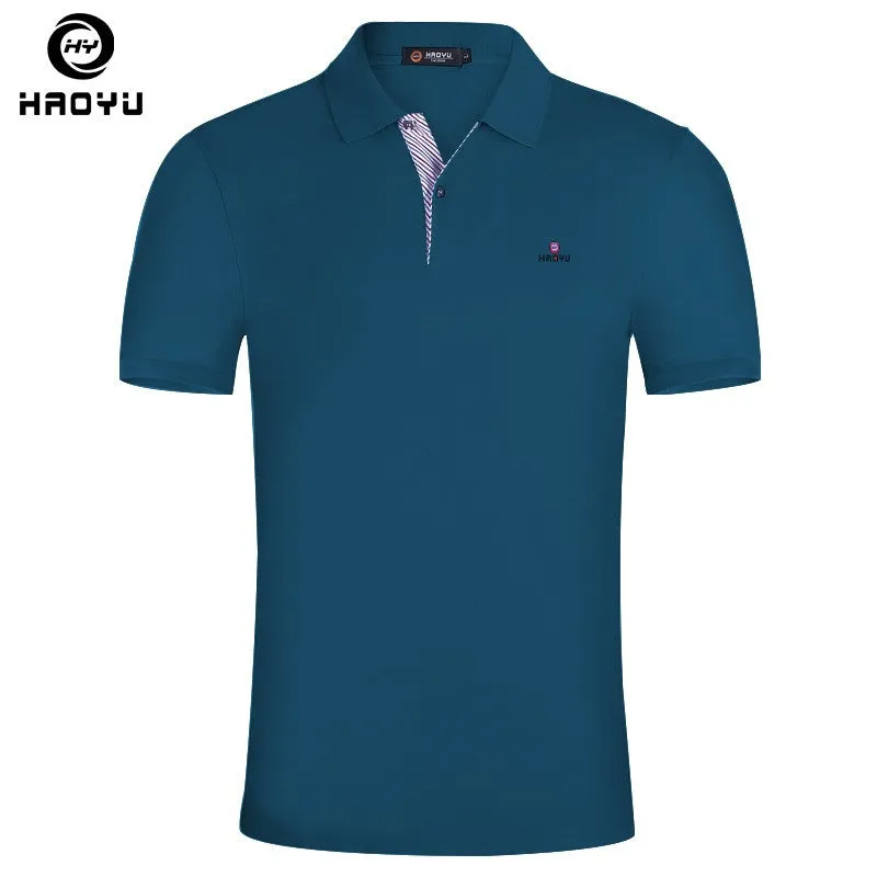 Solid Polo Shirt Men