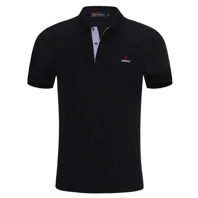 Solid Polo Shirt Men