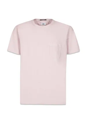 T-Shirts Short Sleeve Jersey Resist Dyed - Pale Mauve