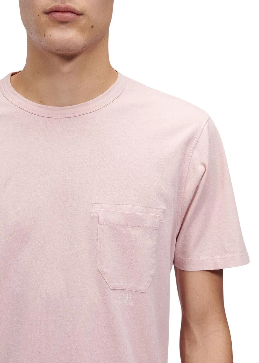 T-Shirts Short Sleeve Jersey Resist Dyed - Pale Mauve