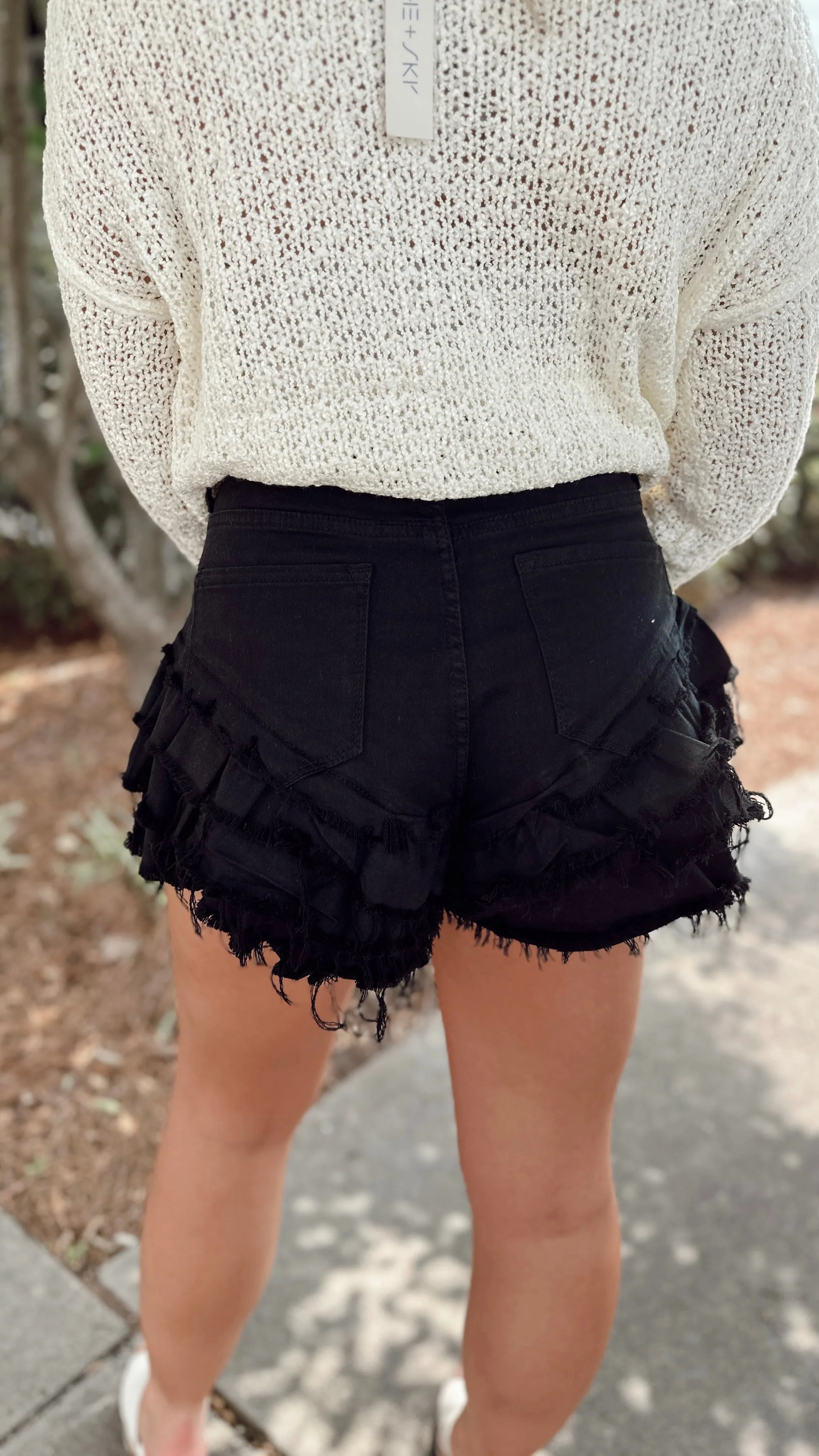 The Walk This Way Ruffle Shorts