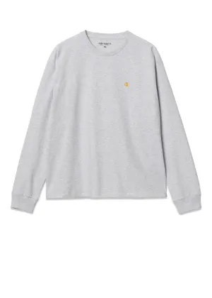 W' L/S Chase T-Shirt - Ash Heather / Gold