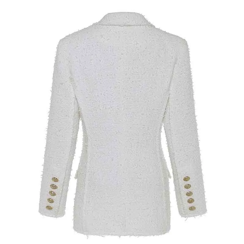 Women's coats & jackets White Long Sleeves Blazer Jackets